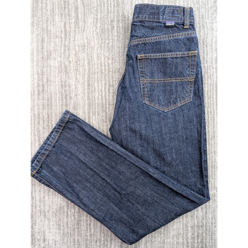 Patagonia Jeans Men's 28x31 Blue Regular Straight Iron Clad Organic Cotton Denim